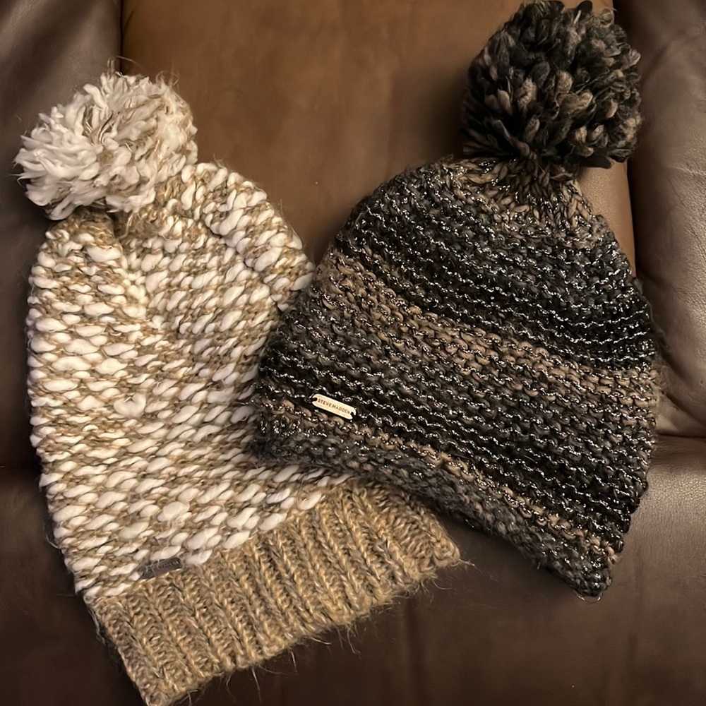 Set of two Steve Madden Winter hats